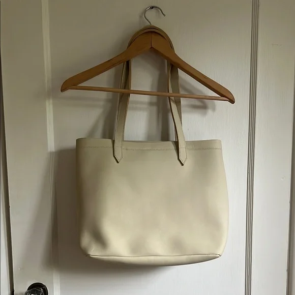Boutonné Leather Tote - Picture 1 of 14